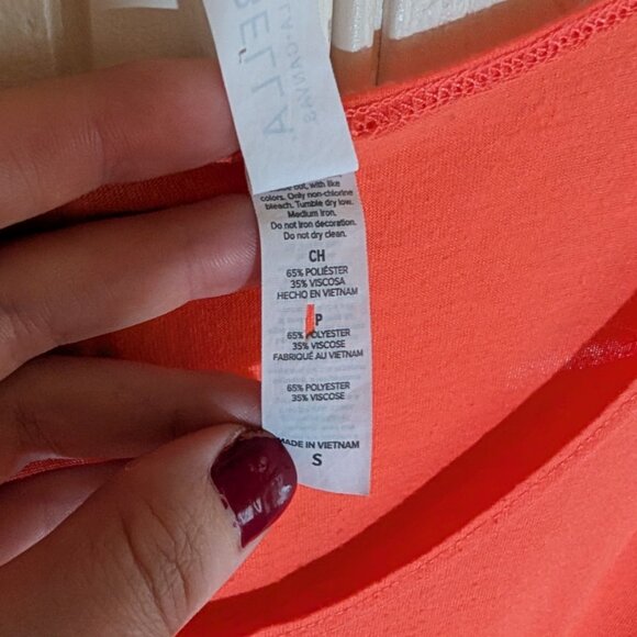 Salmon Orange Phoenix Zoo Tank Top Size Small Lion Detail - Picture 4 of 7